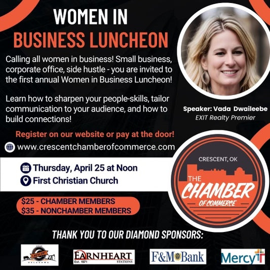 April 25th Women in Business Luncheon Registration Member Price